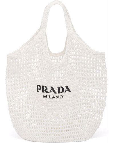 prada white straw bag|prada beach bag price list.